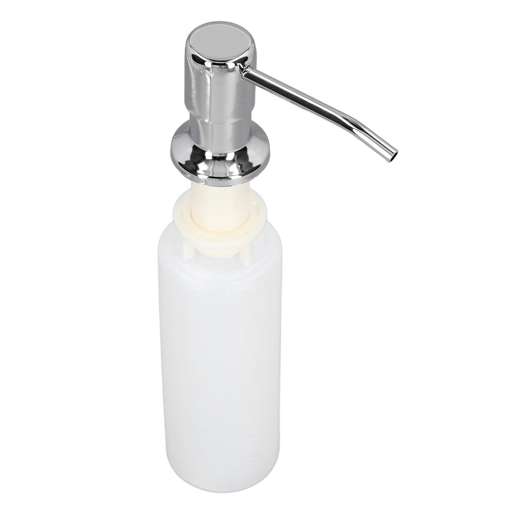 300ml Sink Soap Dispenser Lotion Pump Dispenser 304 Stainless Steel Lotion Dispenser for Kitchen