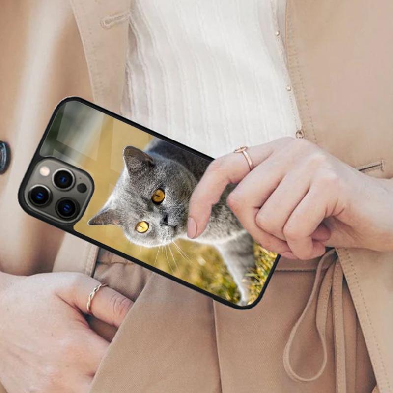 

British Shorthair Kitten Magnetic Phone Case For APPLE iPhone 17 Air 16 14 13 12 Pro Max 15 Plus Wireless Charge MagSafe Cover iPhone 13mini