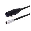 XLR Female To Mini XLR Male Public Microphone Cable for Canon EOS C70 C80 C400 Camera BMPCC 4K 6K Pro