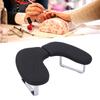 Nail Arm Rest for Nail Tech Detachable U Shape Soft PU Folding Manicure Hand Rest for Salon Home