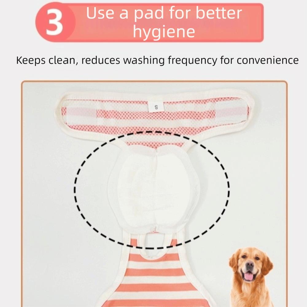 Breathable Dog Physiological Pants Leak-proof Dog Menstrual Pants Dog Diaper Dog Heat Season