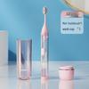 Portable All-in-One Travel Toothbrush & Toothpaste Set with Soft Bristles and Folding Design for Orthodontic Appliances
