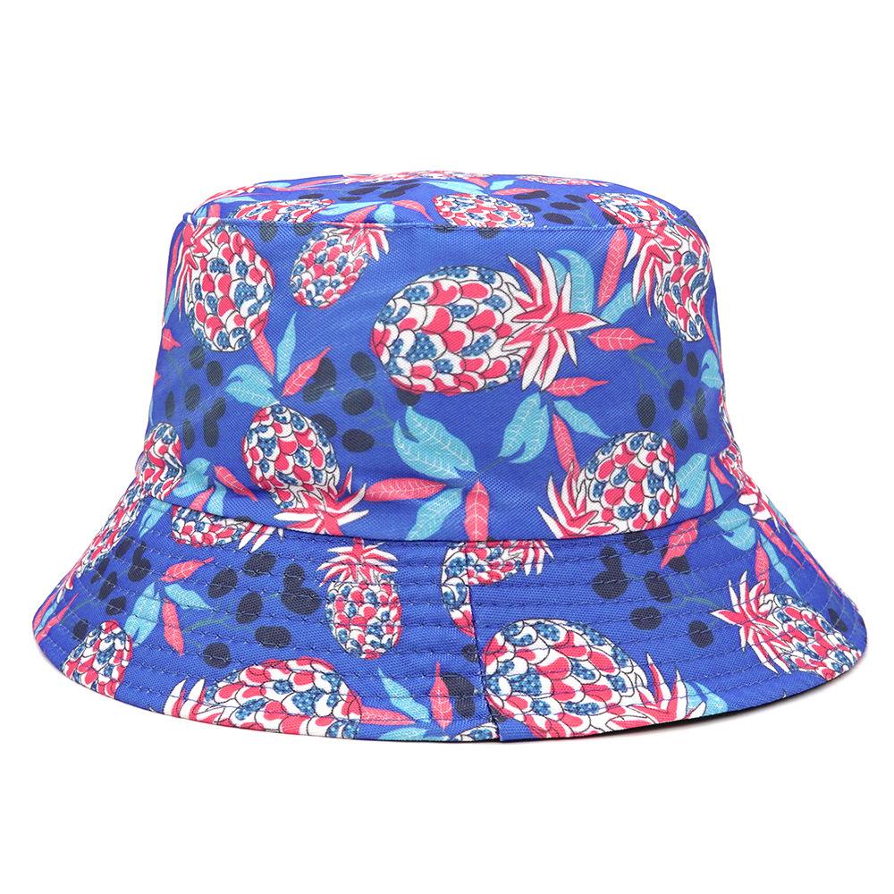 Ready to Ship Stylish Woman Man Reversible Printed Bucket Hat Floppy Adults