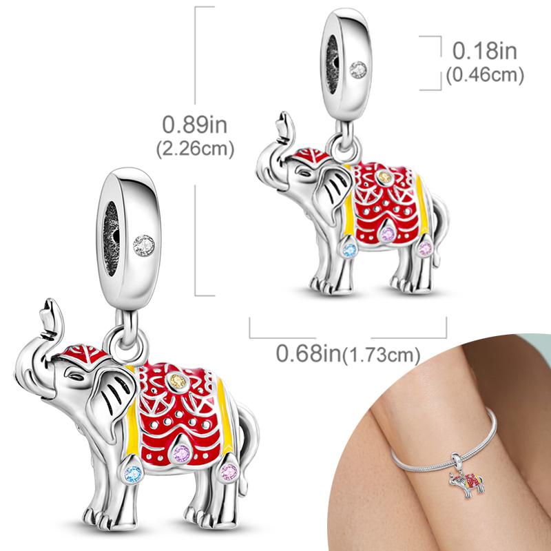 New 925 Silver Charms Bead Safety Chain Bead Fit Original Charms Bracelet Pendant Fine DIY Birthday Jewelry For Women