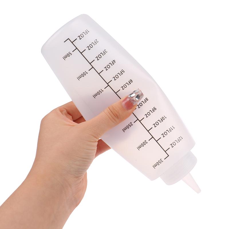 120/350/450Ml Plastic Needle-Nosed Scale Squeeze Bottle Leak-Proof For Kitchen