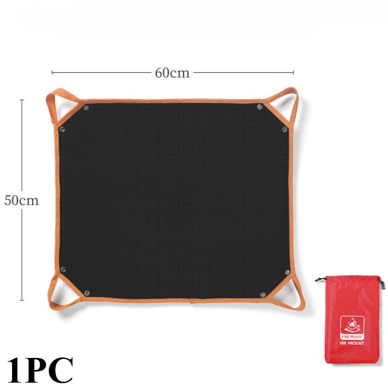 

Летняя уличная двусторонняя силиконовая водоохлаждаемая огнестойкая подкладка Складная практичная портативная походная огнестойкая тканевая подстилка 60*50 см
