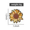 Beautiful Sunflower Enamel Pins Custom Positive Floral Brooches Lapel Badges Clothes Plant Jewelry Gift for Kids Friends