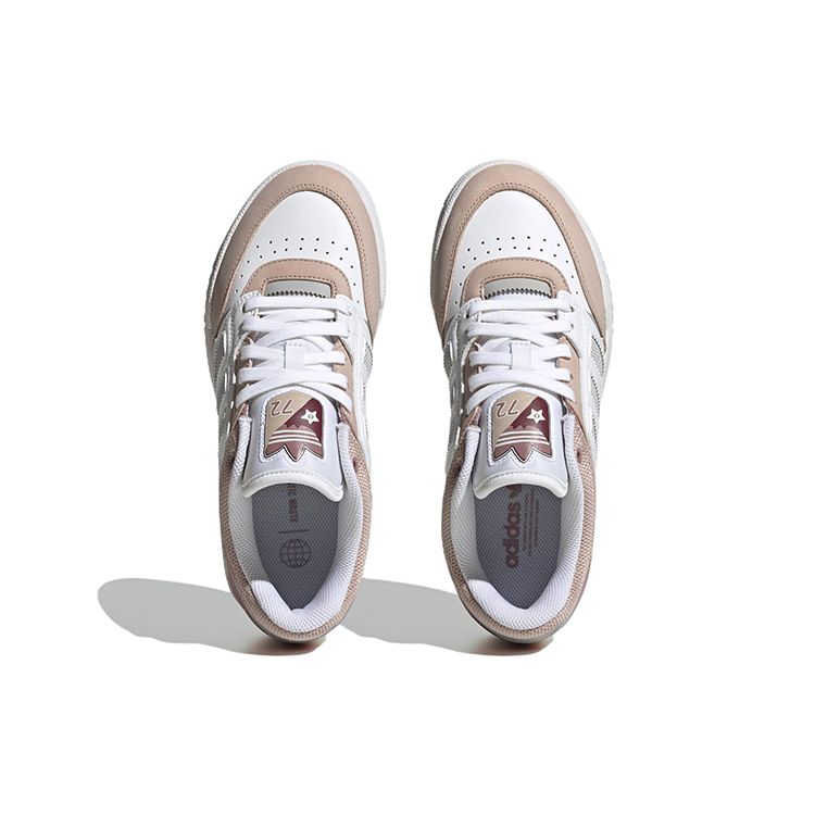 Adidas Drop Step Low White Wonder Natural Women Sneakers Footwear-White Grey-Two IE1835