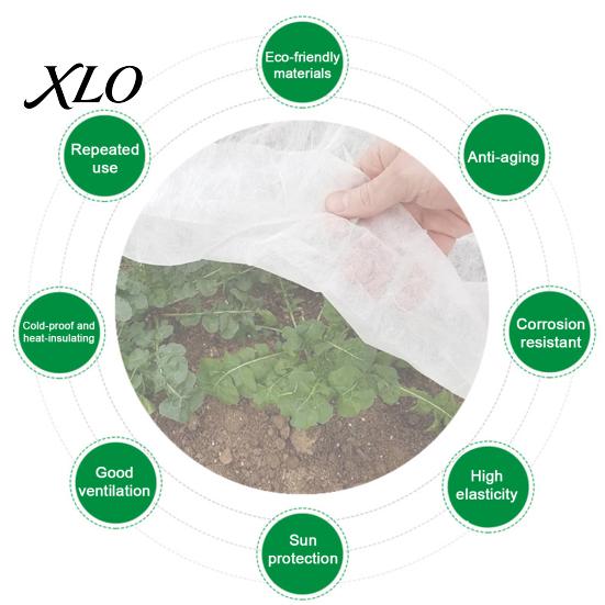 Plant Freeze Guard for Winter Floating Row Cover Garden Plants, Frost Protection Blanket, Breathable Non-woven Reusable Orchard Heat Insulation Fabric