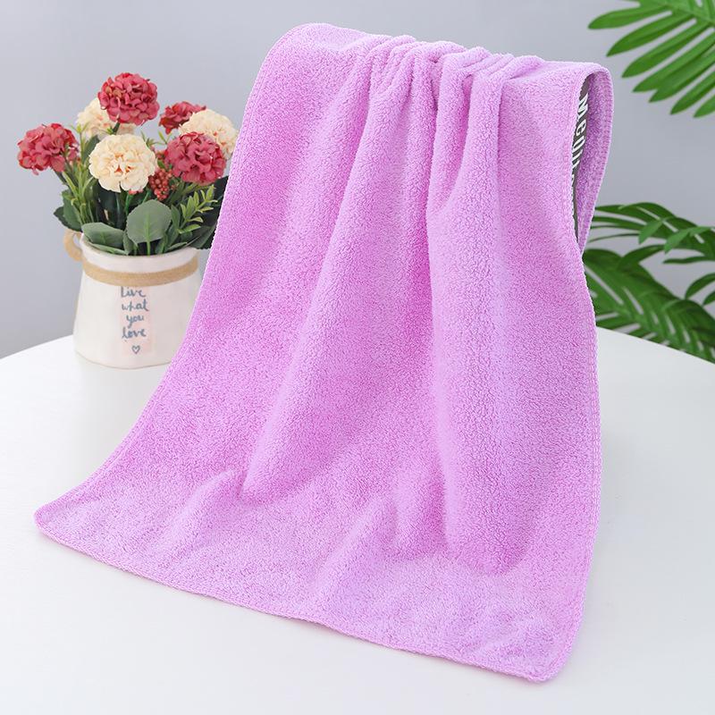 Schnelltrocknendes, fusselfreies Korallenfleece-Handtuch - Saugfähiges Gesichts- und Haarhandtuch, perfekt für den Heimgebrauch oder als Geschenk