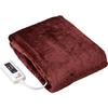 Yamazen Electric Blanket Throw Hokaron 120 X 60 Cm Washable Dust Mite Prevention Function Uses Moisture Absorbing and Generating Fabric Stepless Tempe