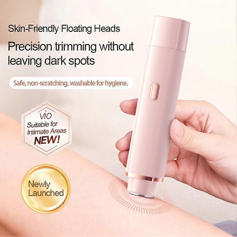 2-in-1 Bikini Trimmer Electric Shaver for Women, Silky Glide Pro Hair Removal for Shaving Legs