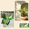 Crystal Butterfly Figurines with Glass Ball Base Glass Butterfly Statues Crystal Animal Figurine for Home Ornament Decor