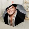 Elvis: Rock Legend Compact Travel Automatic Umbrella Compact 8-Rib Design Foldable Design for Outdoor Daily Use Stylish Accessory