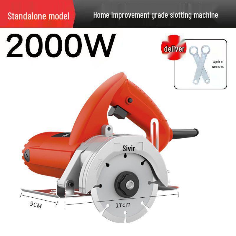 Compact Multifunction Chainsaw: High-Power Tile Groove & Wood/Marble Cutter