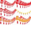 Golden Fu Character New Year Garland