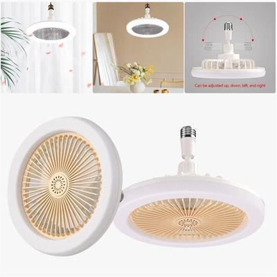 2-in-1-Deckenventilator mit 30 W E27-LED-Glühbirne, elektrischer Ventilator, Hängelampe, 3 Geschwindigkeiten, 3 Modi, einstellbare Windgeschwindigkeit, Licht für Zuhause, Büro, Schlafzimmer, Küche