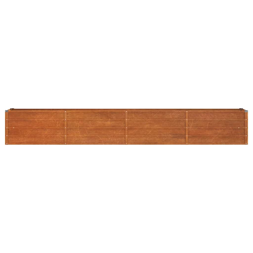 Vidaxl Raised Planter, Rusty, 320X40X45 Cm, Corten Steel