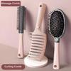 Ensemble Peigne Professionnel Lisseur Lissant Cheveux Bouclés Brosse Grande Coiffure Tout Type de Cheveux Massage Coiffant Peigne pour Femmes Hommes