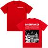 Rapper Morad MDLR Album Merch Tričko Pánské Dámské Oblečení Ležérní Bavlněné Tričko Módní Hip Hop Trička s Krátkým Rukávem Streetwear