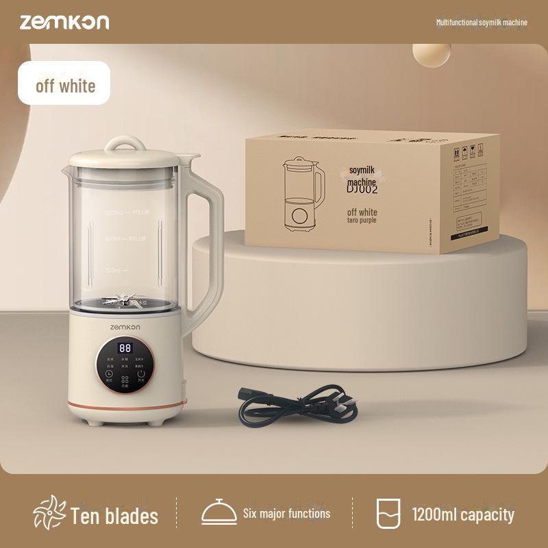 Zhengong Intelligent Wall-Breaker: 10-Blade Multipurpose Cooking & Soy Milk Machine with Quiet Operation, No Soaking or Filtering Needed.