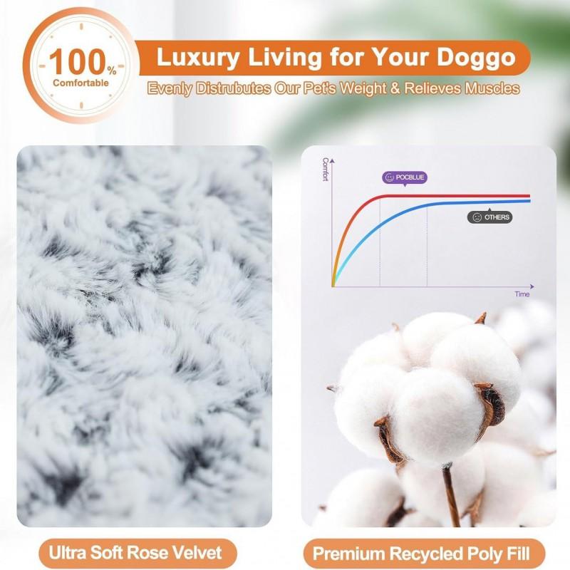 Warm Pet Bed Dogs Cats Heavy Duty Washable Chew Resistant Mat Indoor Winter Sleeping Pad