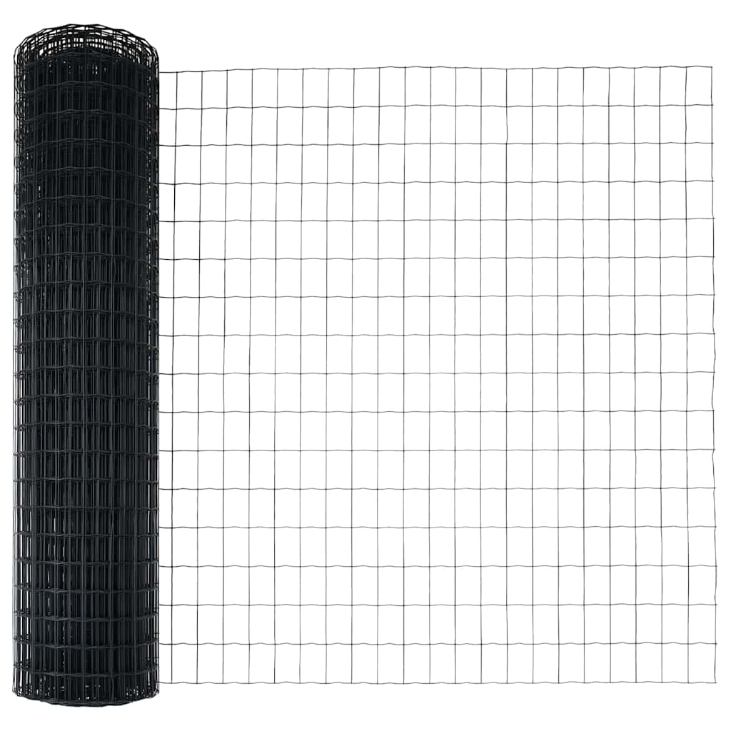 Euro Fence Gray 1 X 10 M PVC Coated Iron