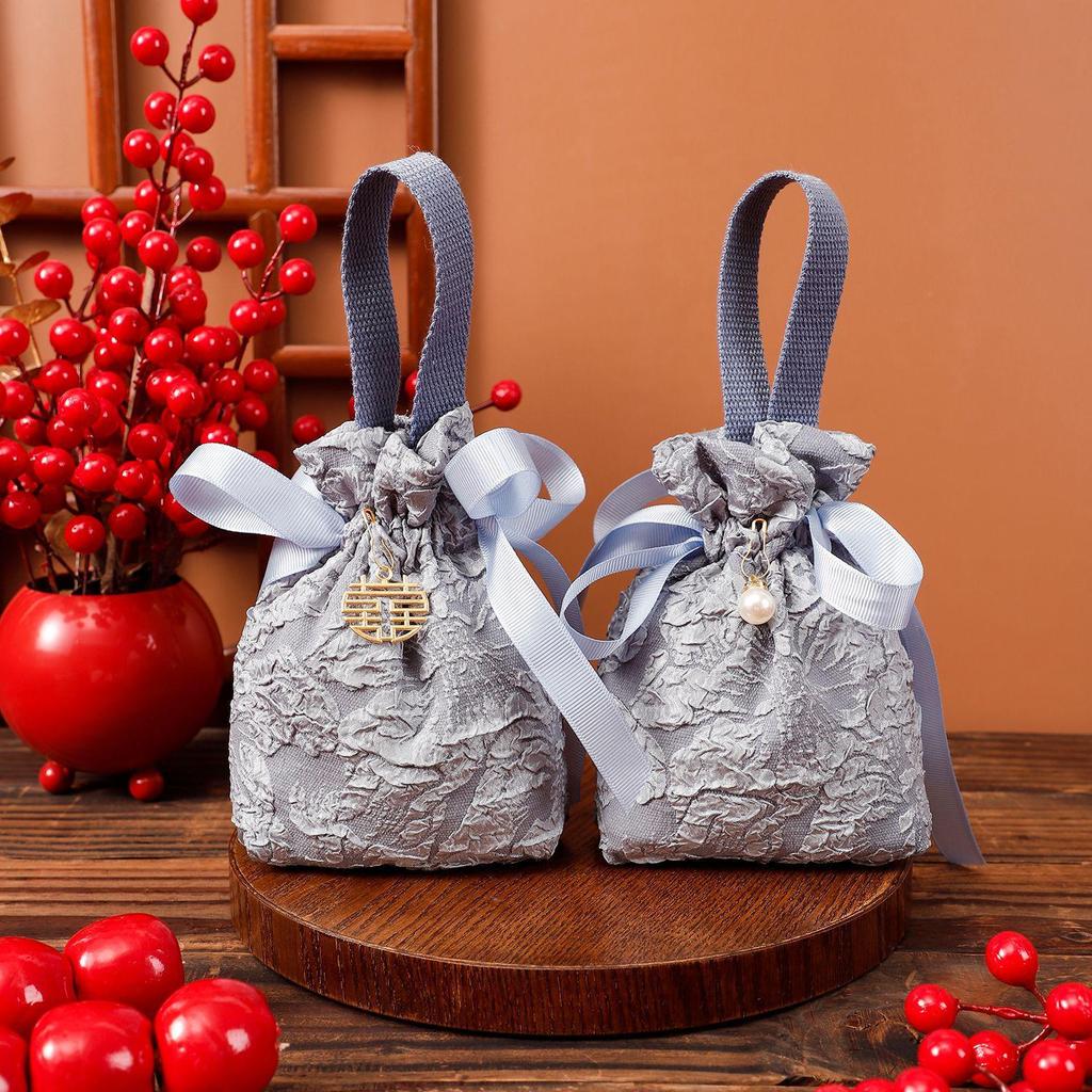 Wedding Candy Box and Bag Set - Fold-Free Favor for Engagements