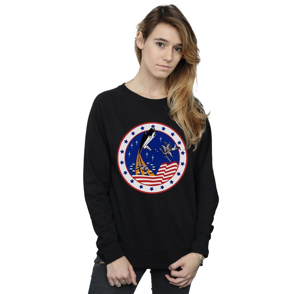NASA Womens/Ladies Classic Rocket 76 Sweatshirt
