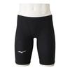 Mizuno Half Spats Size FINA Swimming Men's MX-SONIC II (N2MB2011), XS, Black/Navy, (International Federation) Approved.