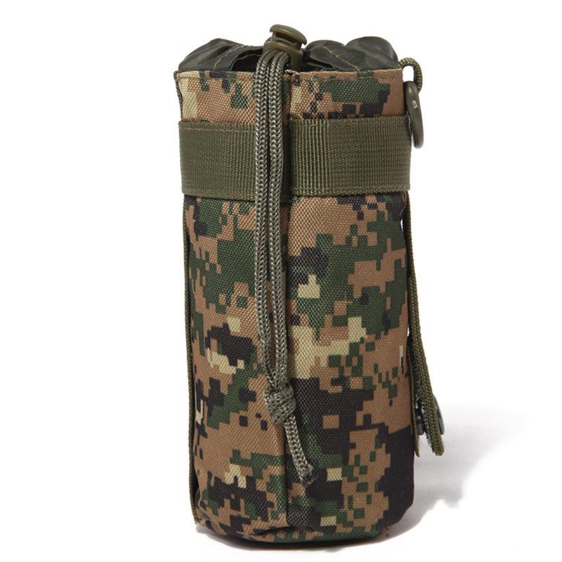 New Multifunction Bottle Pouch Tactical Molle Water Bottle Bag Military Outdoor Camping Hiking Drawstring Water Bottle Holder