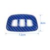 Roof Garage Control Button Cover Trim For Ford F-150 2015- Blue Carbon Fiber