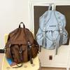 Nylon Letter Smoothmmod Embroidery Casual Backpack With Large Capacity For Travel And School Use
