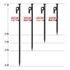 Outdoor Heavy-Duty Tent & Canopy Ground Stakes