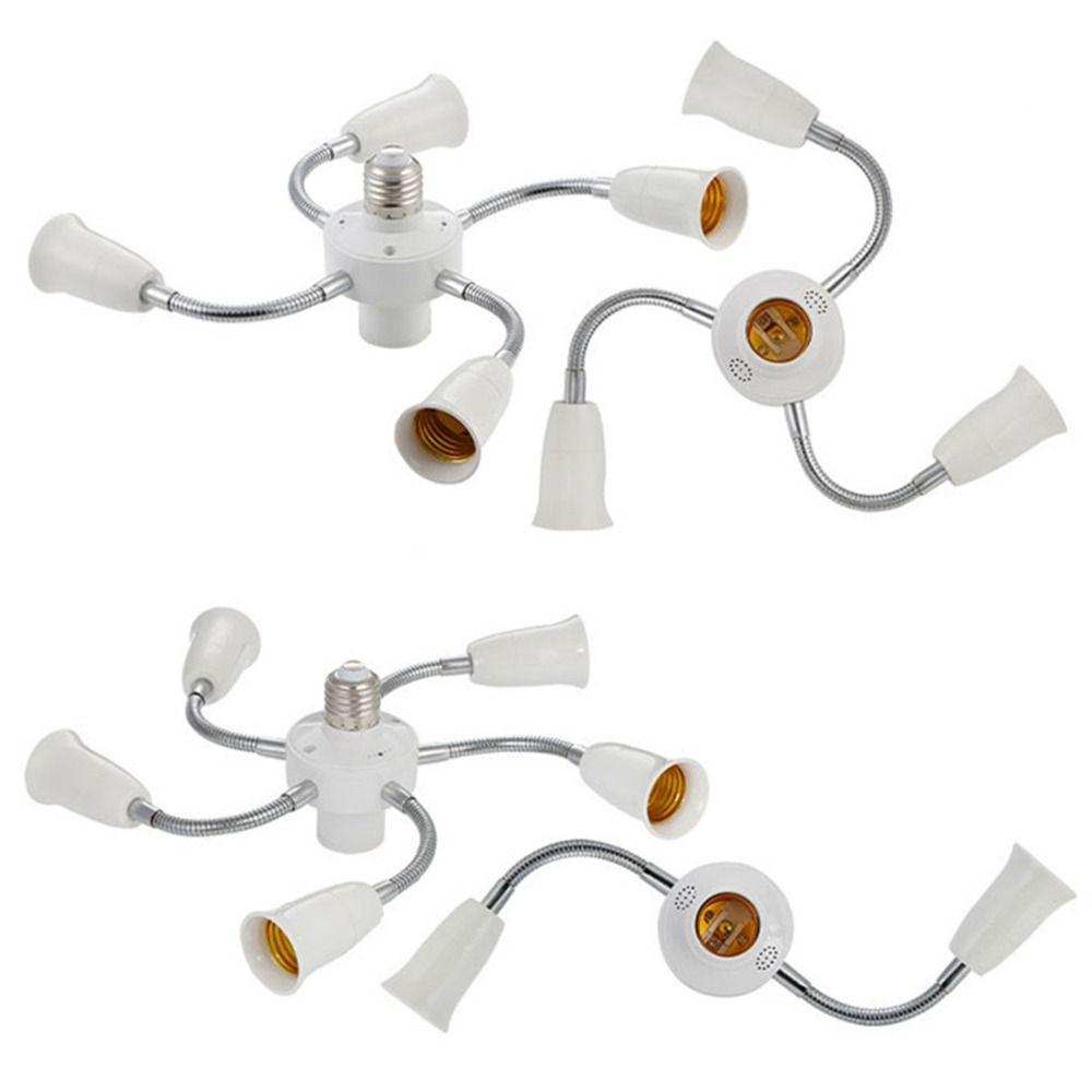 with Extension Hose E27 Lamp Holder Converter Bulbs Adapter E27 Light Socket Splitter   Office