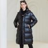 Women's Black Overcoats Winter Hooded Warm Down Cotton Jackets Women's Clothing Long Parkas Thick Waterproof Coat