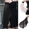 1Pair Women Sunscreen Long Detachable Tulle Sleeves Simple Decorative Tulle Sheer Arm Warmers Accessories