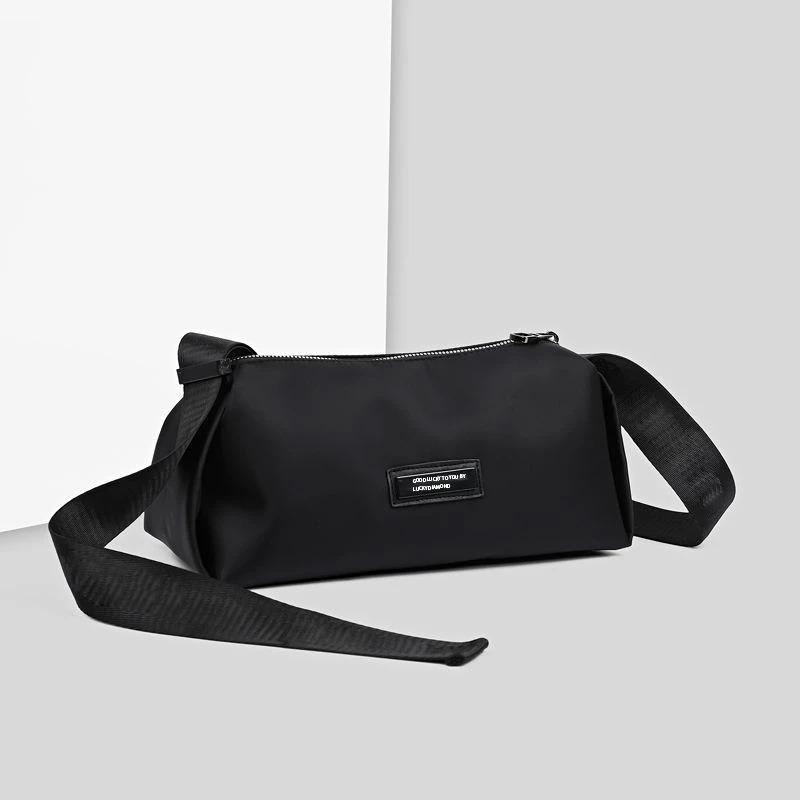 Oxford cloth canvas bag women's new light leisure sports shoulder bag diagonal span breast bag women's bag small bag