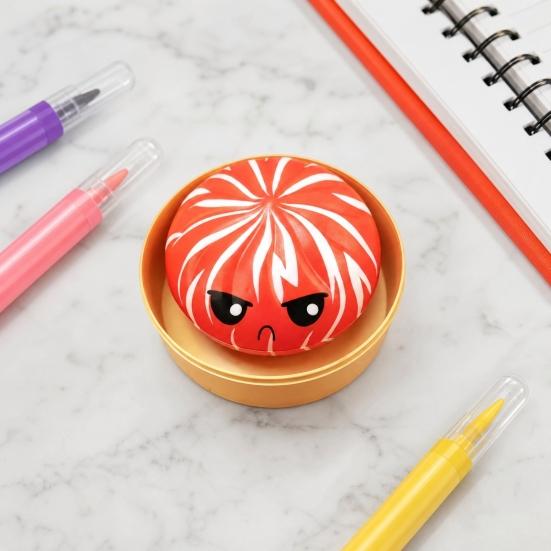 Cartoon Expression Dumpling Squeeze Relief Dough Toy Anxiety Stress
