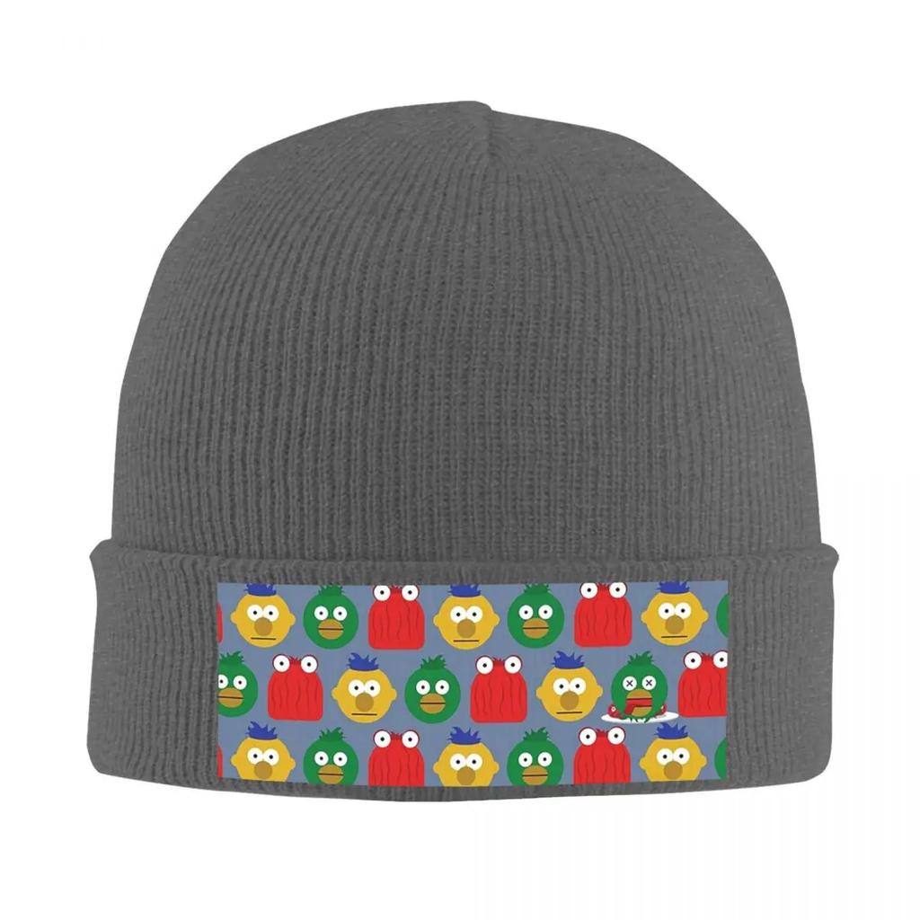 DHMIS Character Pattern Warm Knitted Cap Winter Knit Bonnet Hat Skullies Beanies Hip Hop Caps for Unisex