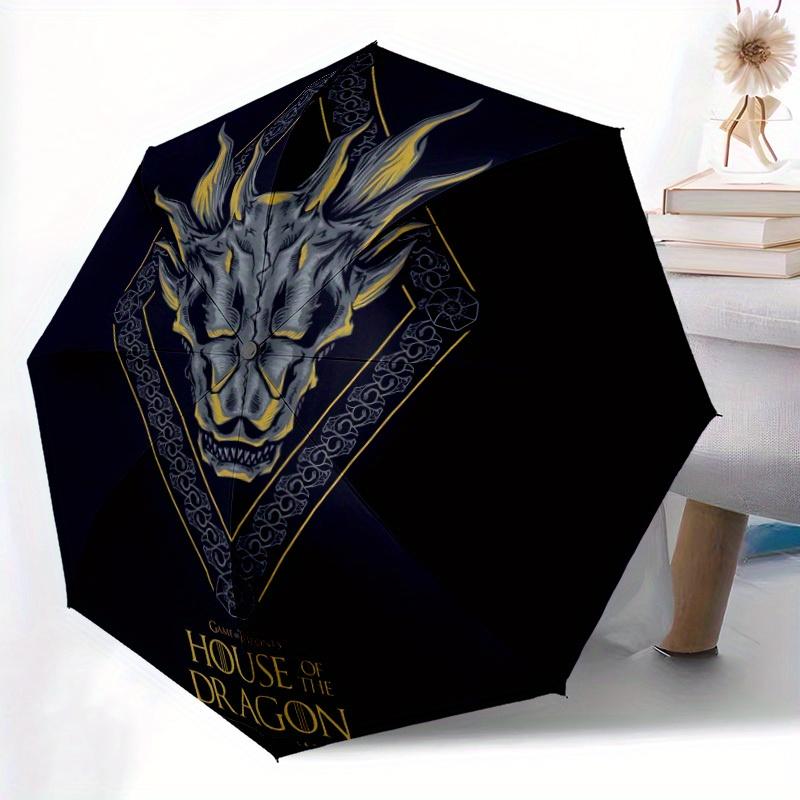 1pc Game of Thrones Windproof Automatic Umbrella, Lightweight for Women/Men, Perfect Christmas Gift a0811267