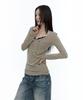 ROUGHNECK Crossline Slim Top Khaki Brown