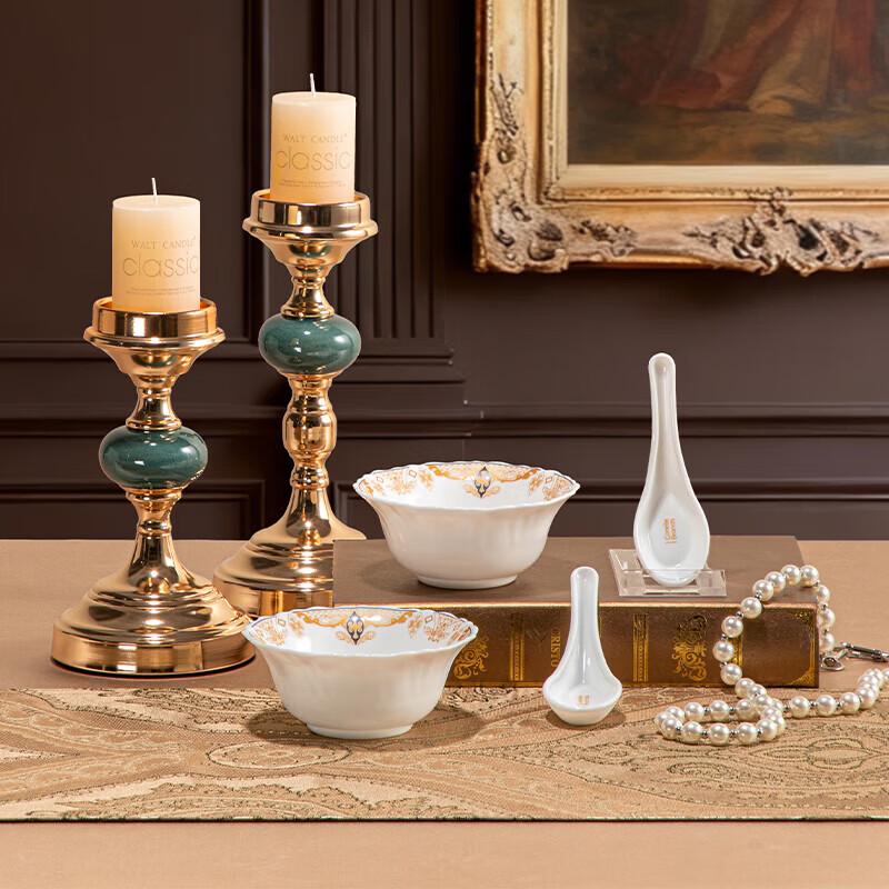 VISIONS Corning Anna White Jade 4-Piece Dinnerware Set