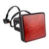 Square Red LED Tail Surface Mount Grommets Plugs Waterproof  Stop Brake Turn Trailer Lights for RV Truck