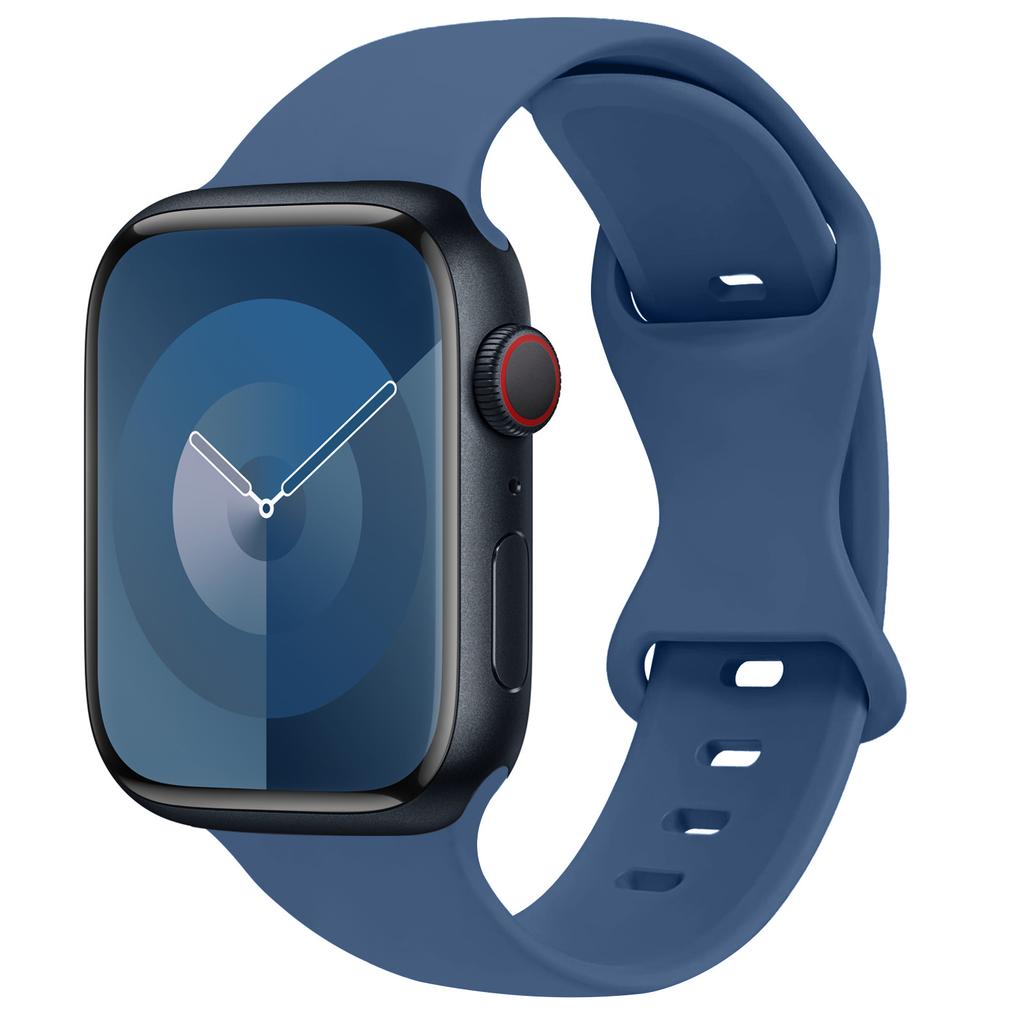 Silicone Strap for apple watch band 44mm 45mm 49mm 41mm 38mm 42mm sport correa bracelet iwatch series 3 6 7 8 9 ultra 2 se 40mm ER9