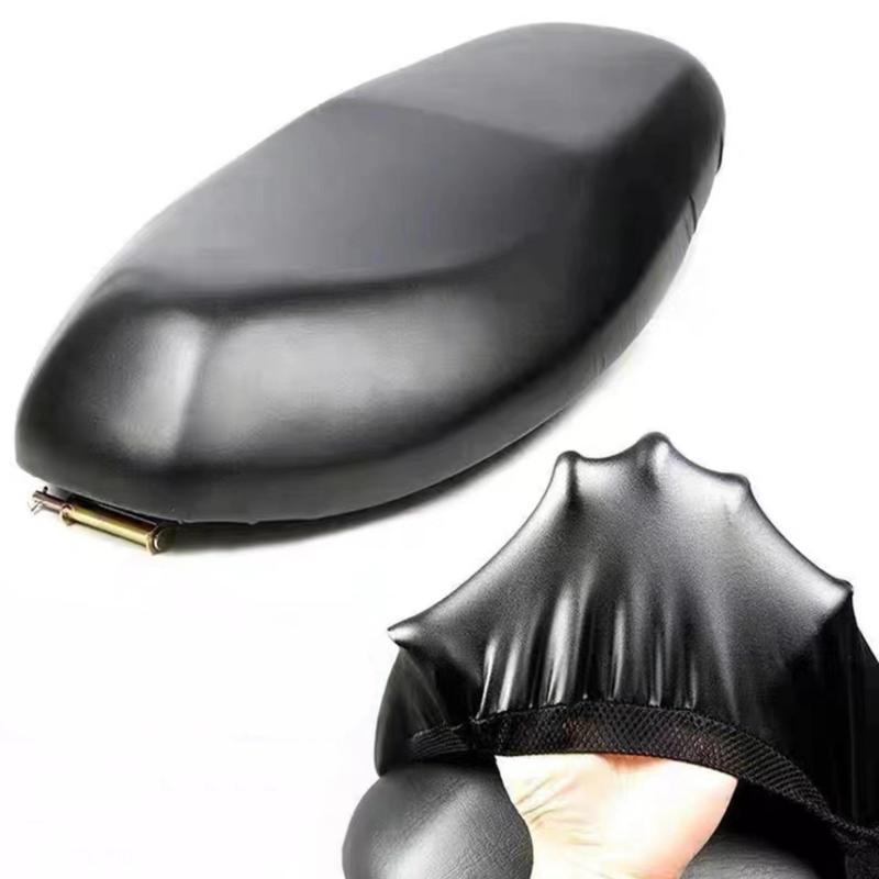 Universal Black Motorcycle Seat Cushion Cover Sun Resistant Waterproof All Season Universal Seat Cover