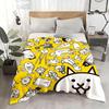 Manta de Franela Manta de Tiro Juego The Battle Cats: Suave Amigable para Niños Cálido Antiestático Todas las Estaciones Lavable Sofá Cama Hogar
