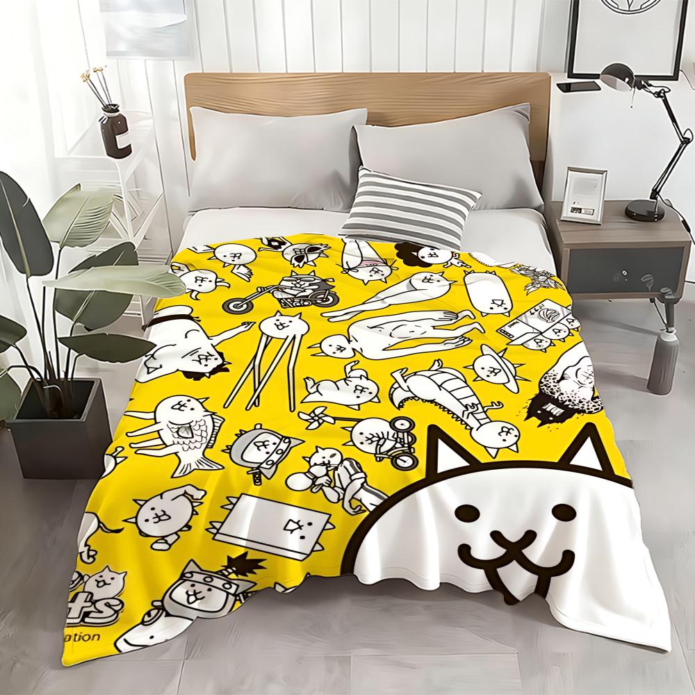 Coperta in Flanella The Battle Cats: Morbido Amico dei Bambini Caldo Antistatico Tutte le Stagioni Lavabile Divano Letto Casa