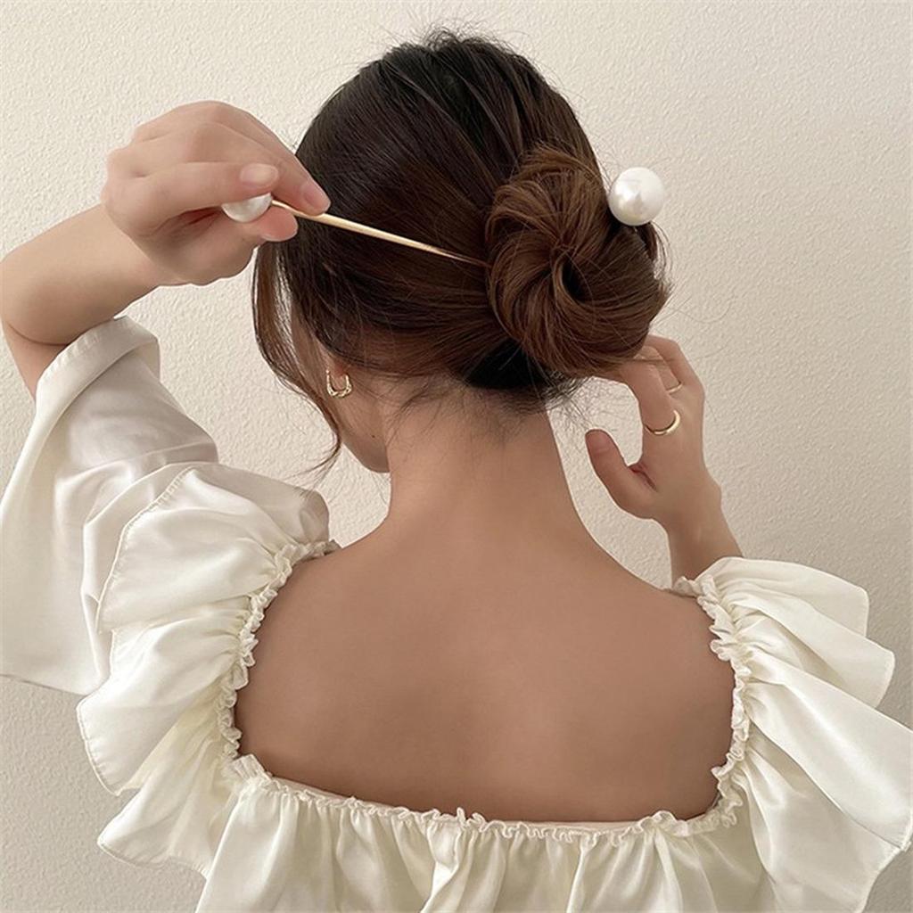 Mode Damen Simulierte Perlen Haarnadeln Spangen Clip Hochzeit Braut Tiara Haar Accessoires Hochzeitsfrisur Design Werkzeuge