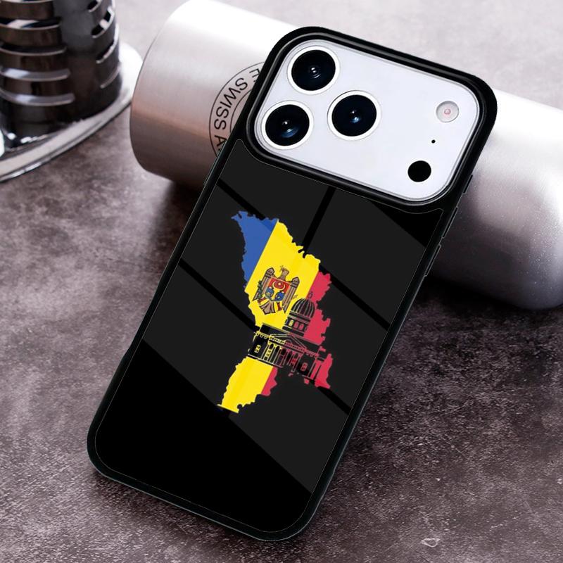 Moldova Flag Moldavians Phone Case for iPhone 17 16 15 Pro Max Air 14 13 12 11 Plus Shockproof Capa Cover